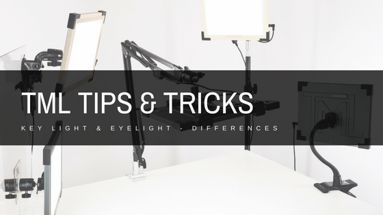 Key Light Difference TML's Key Light and Eyelight - Differences – The Makeup Light