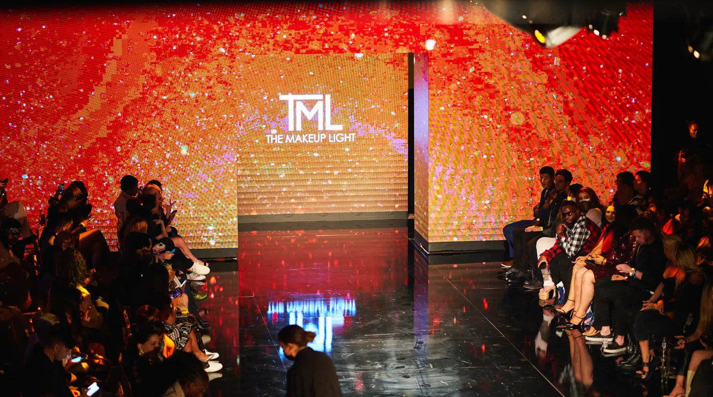 TML is the exclusive lighting sponsor for many fashion runway shows