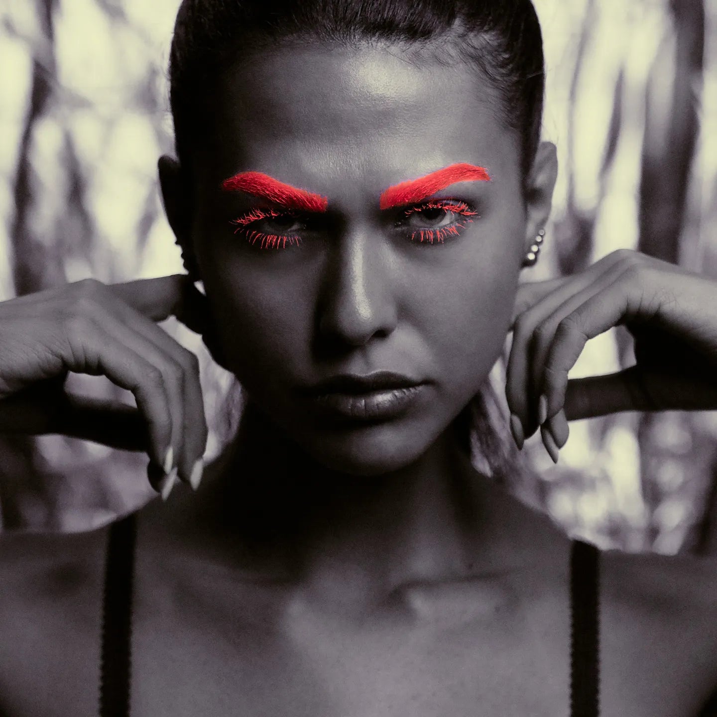 Creative processing on photography  lit by TML lighting
