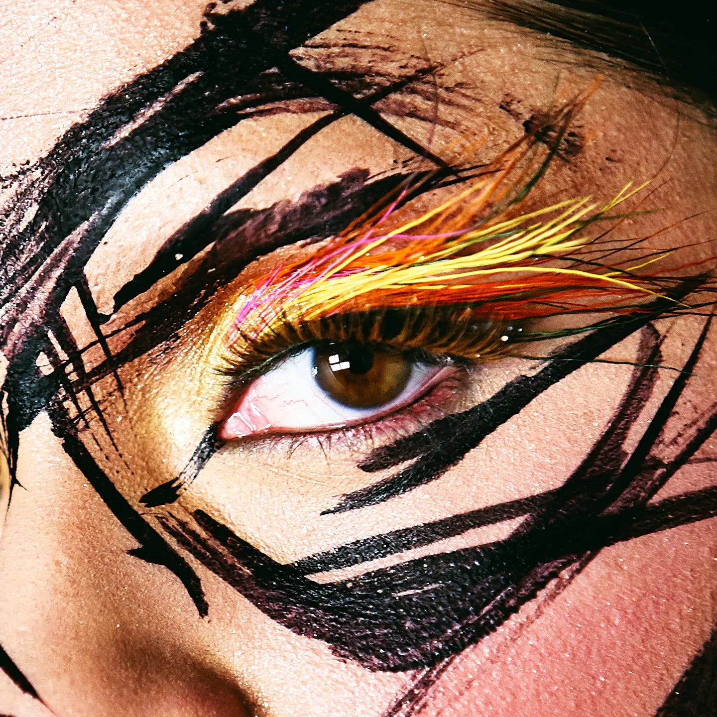 Detailed Makeup Close-up, lit by TML lighting