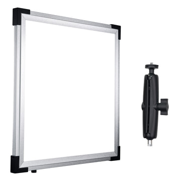 Jet Light Panel with Universal Arm on white