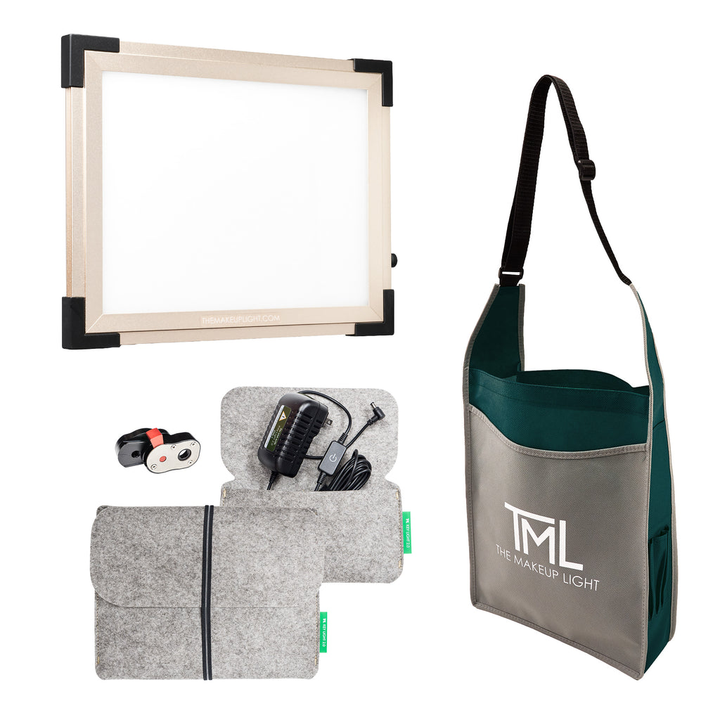 Key Light 2.0 LED Panel - Gold - LED Light Panels - The Makeup Light