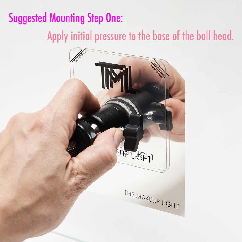 Magic Mount Kit - Mounting Options - The Makeup Light - The Makeup Light
